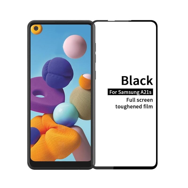 Mofi teljes képernyős edzett üveg a Samsung Galaxy A21s készüléken