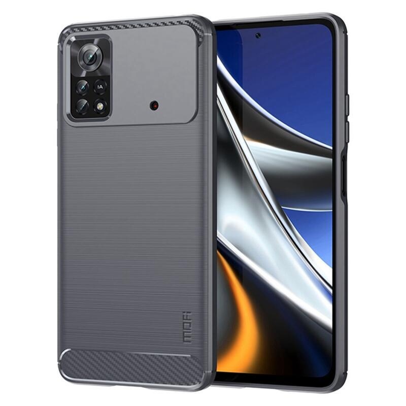 Mofi tartós zselés tok Xiaomi Poco X4 Pro 5G - szürke