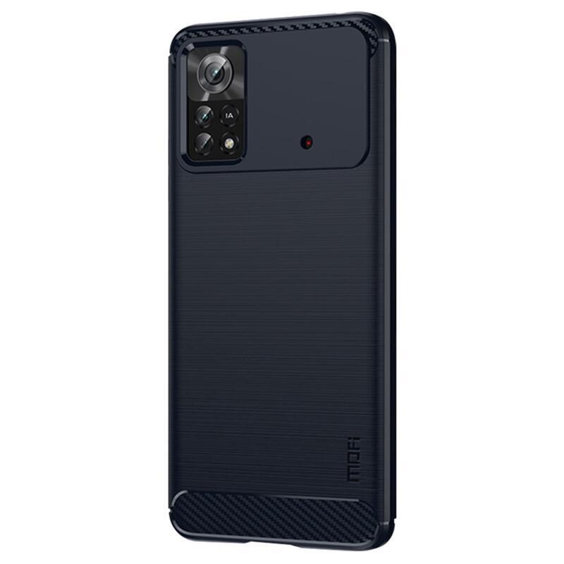 Mofi tartós zselés tok Xiaomi Poco X4 Pro 5G - sötétkék