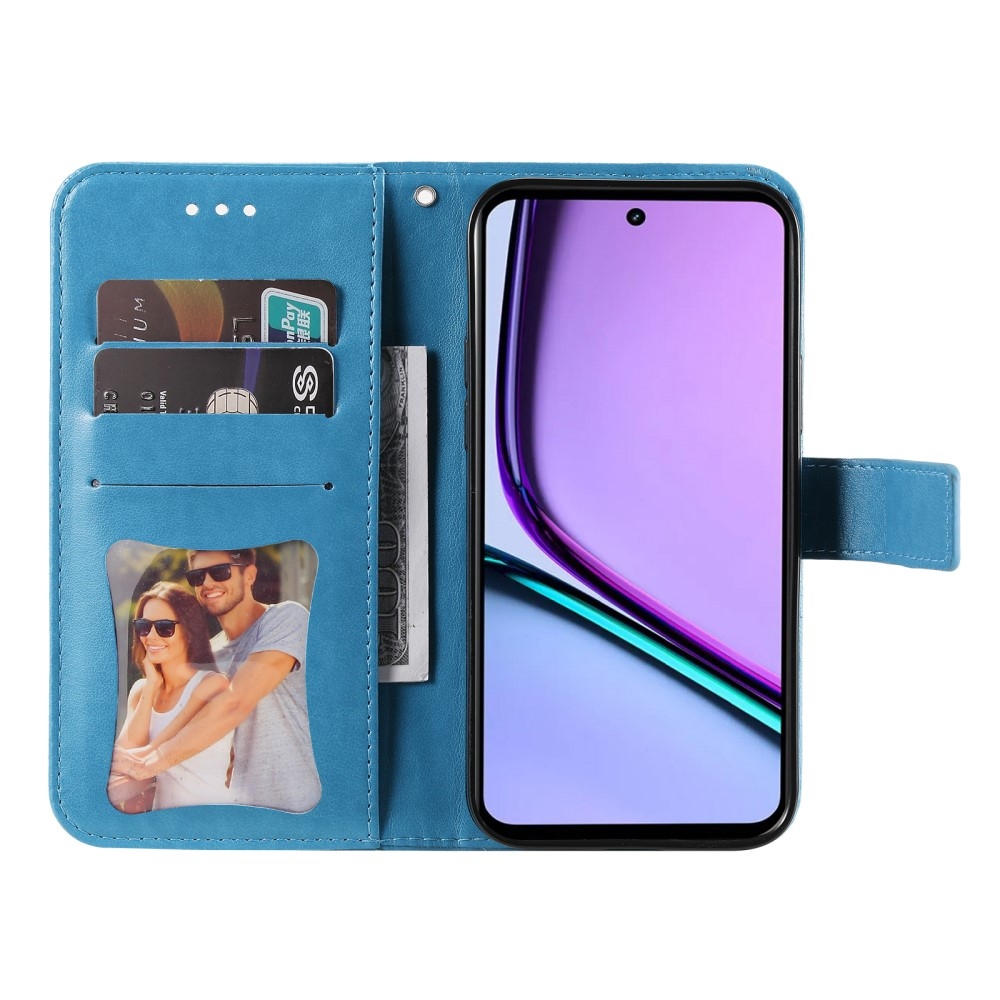 Mandala könyvtáska a Realme C67 készülékhez - kék