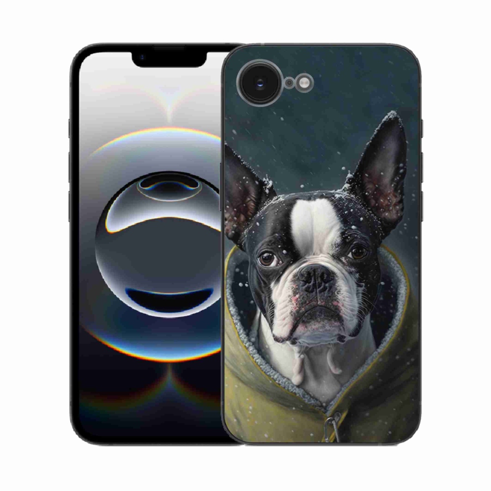 Gél borítás mmCase iPhone 16e készülékhez - bulldog