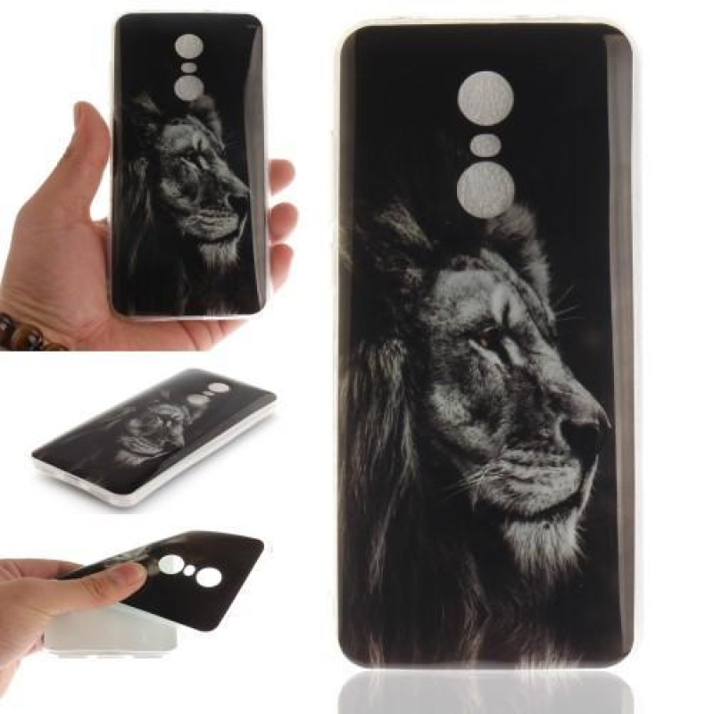 Motive zselés tok Xiaomi Redmi 5 - oroszlánhoz