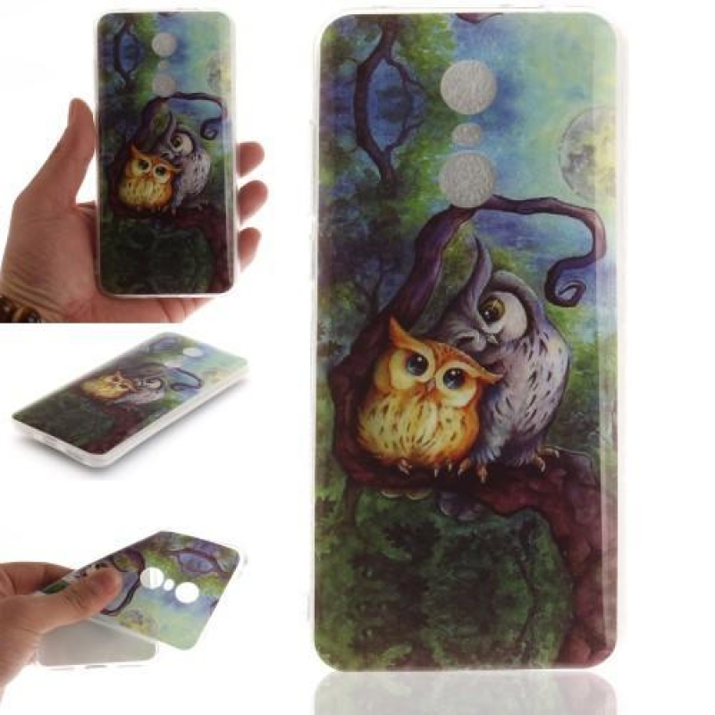 Motívum zselés tok Xiaomi Redmi 5 - baglyok