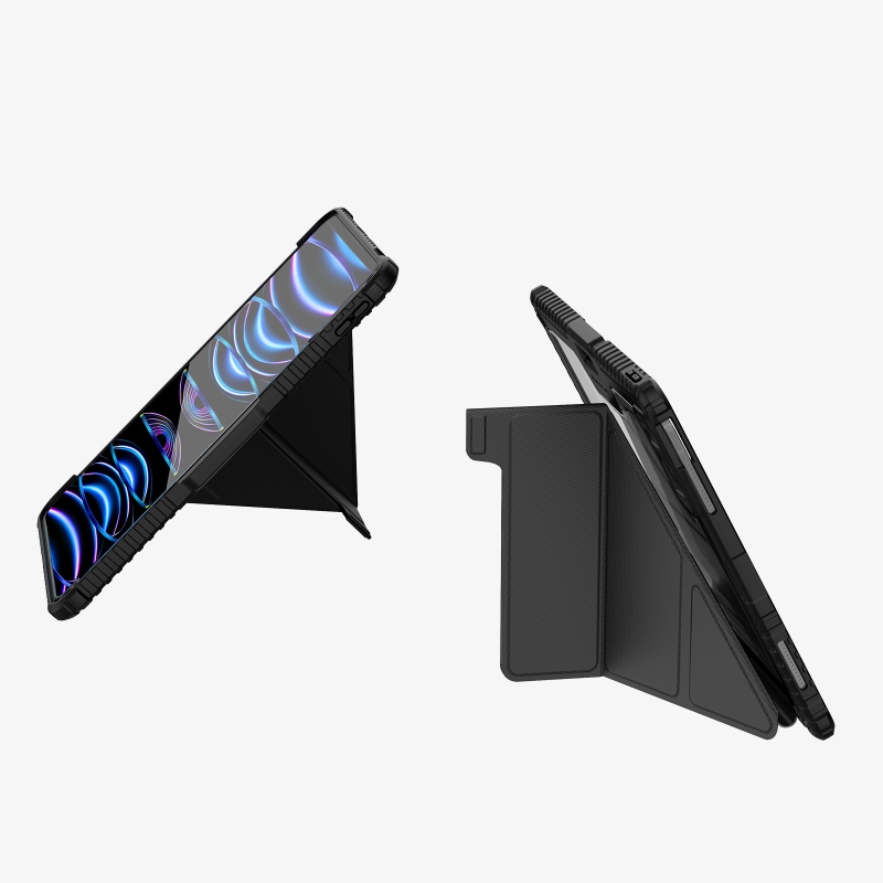 Nillkin Bumper PRO védőállvány tok többszögű iPad Pro 13 2024 Fekete