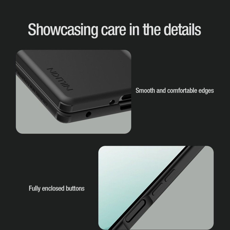 Nillkin Flex Flex Pure Fold tolltartó fedele a Samsung Galaxy Z Fold 7 világoszöldhöz