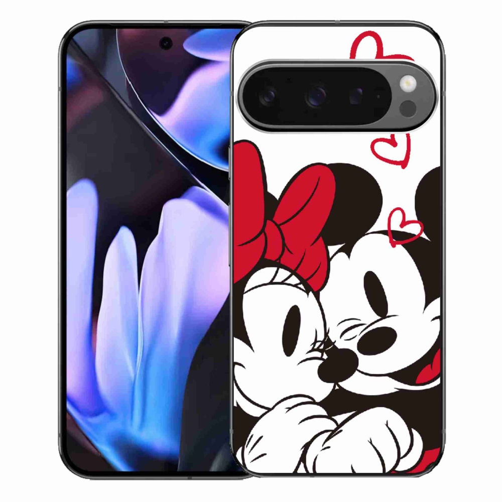 Gél borítás mmCase a Google Pixel 9 Pro XL-hez - minnie és mickey