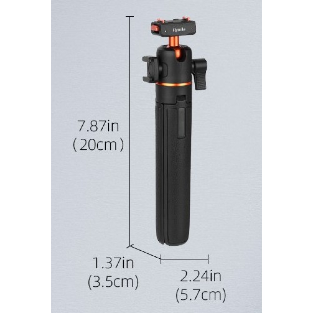 FLYMILE mágneses szelfibot állvánnyal Insta360 Ace Pro, X5 és X3 készülékekhez