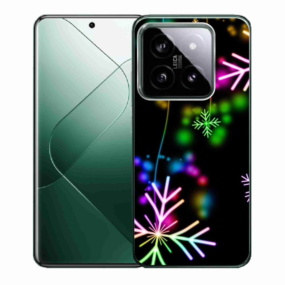 Gél borítás mmCase a Xiaomi 14 - színes pelyhekhez