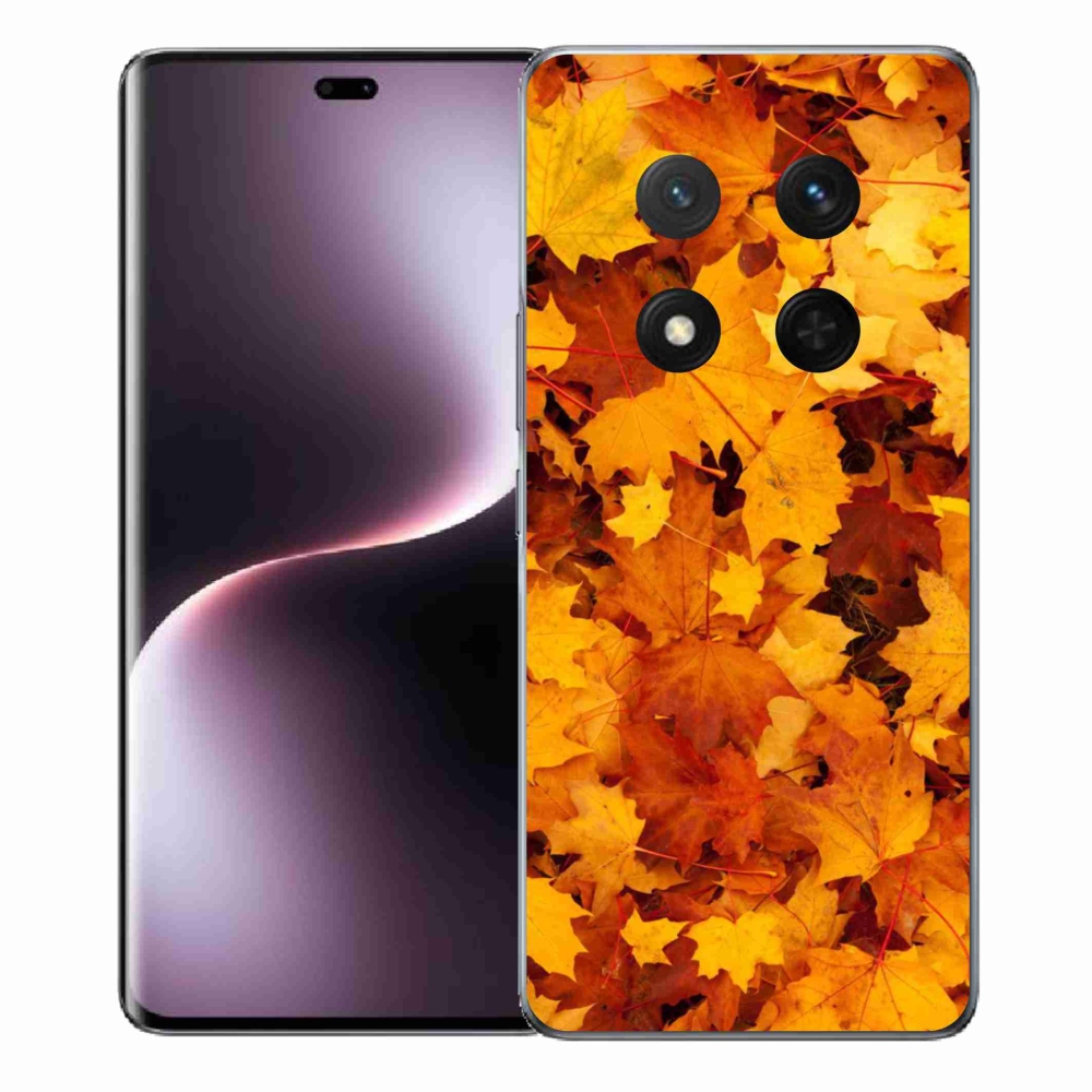 Gél borítás mmCase a Honor Magic 7 Lite 5G számára - juharlevelek