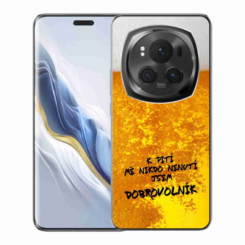Gél borítás mmCase a Honor Magic 6 Pro 5G készülékhez - sör motívum 4