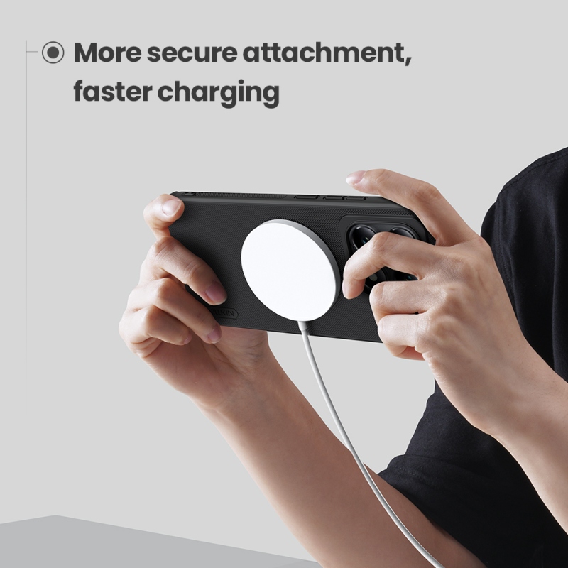 Nillkin Super Frosted PRO mágneses hátlap Xiaomi 14T Pro Fekete