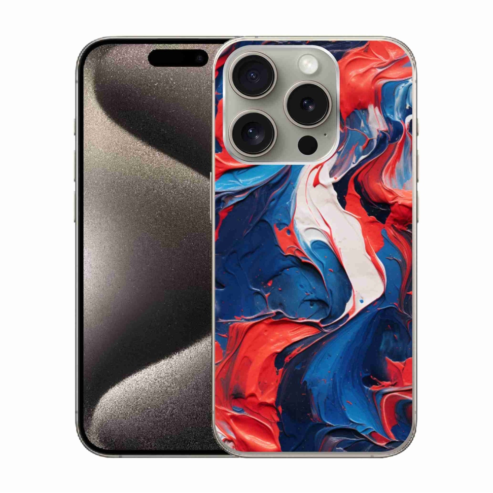 Gél borítás mmCase iPhone 15 Pro készülékhez - absztrakt motívum 7