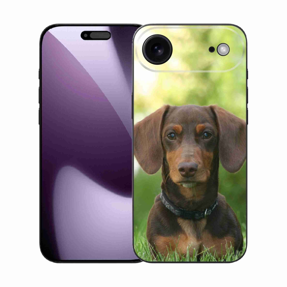 Zselés borítás mmCase iPhone 17 Air készülékhez - barna tacskó