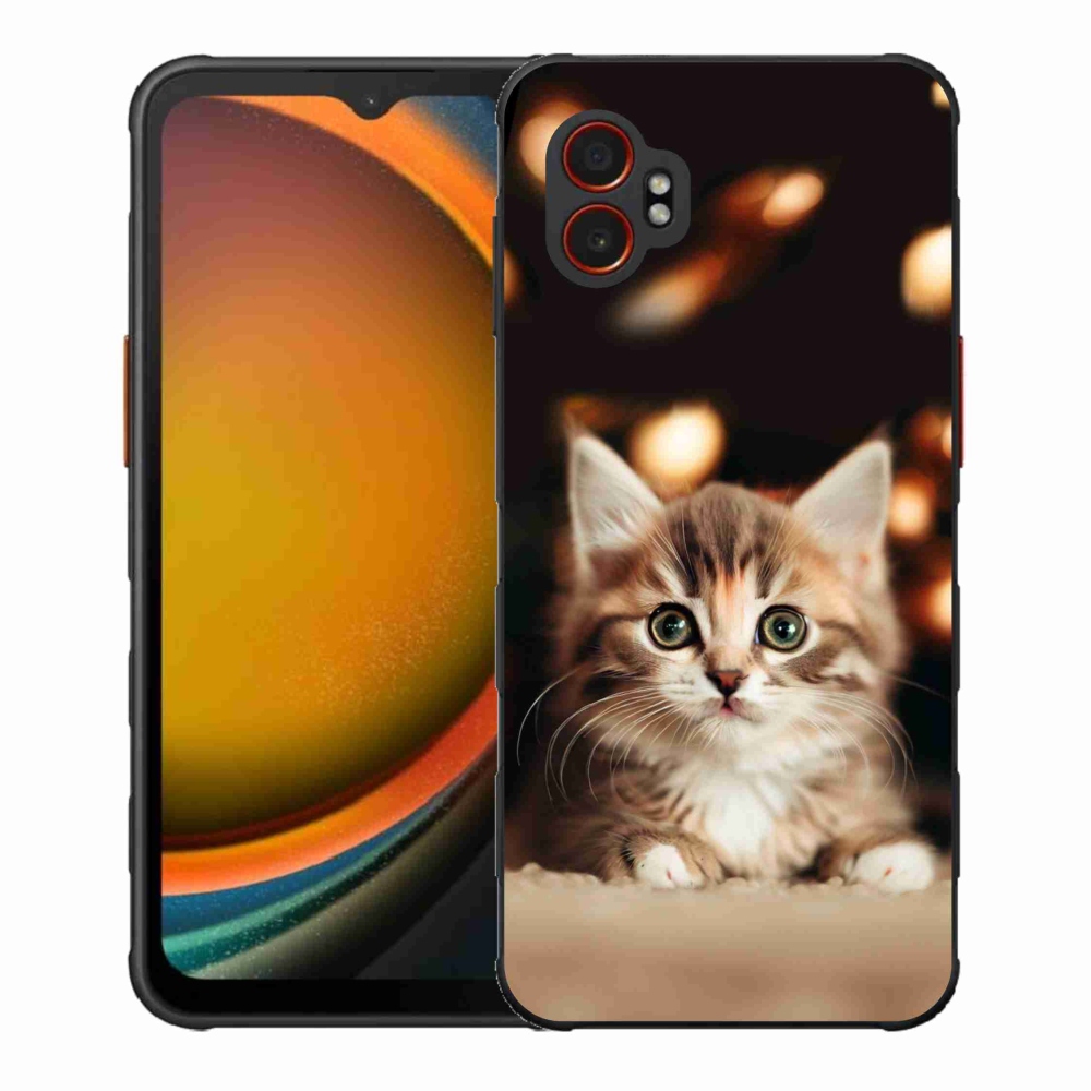 Gél borítás mmCase Samsung Galaxy Xcover 7 Pro - aranyos cica 2