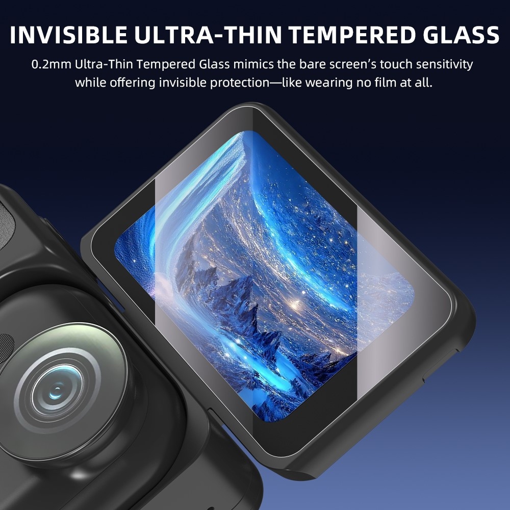 Edzett üveg képernyővédő Insta360 GO Ultra készülékhez 2 db