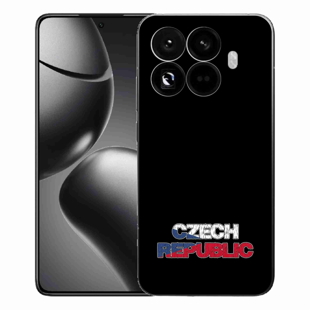 Gél borítás mmCase a Xiaomi 15T Pro - Csehország fekete háttérrel