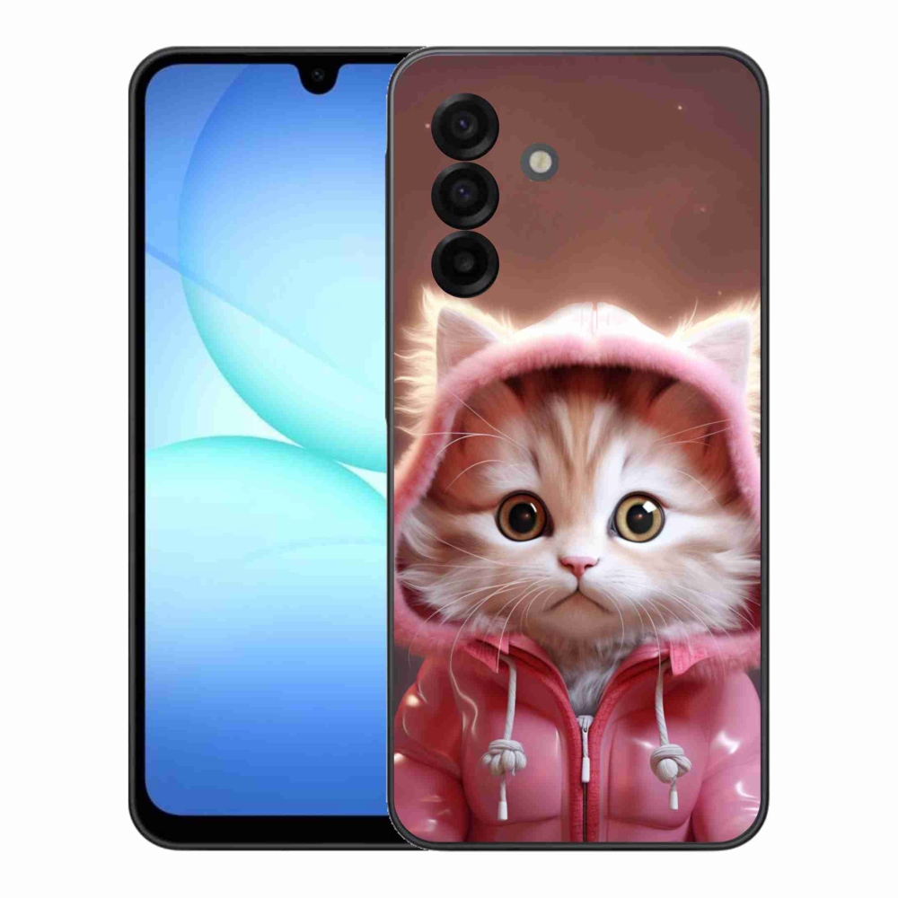 Gél borítás mmCase Samsung Galaxy A17 4G/5G - aranyos cica 3