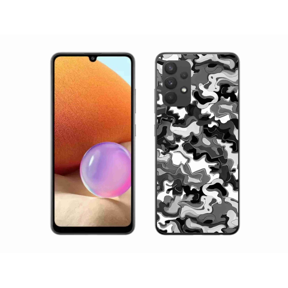 Zselés borítás mmCase Samsung Galaxy A32 4G - terepszínű mintázat 3