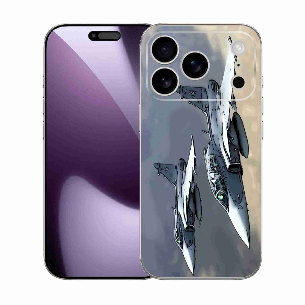 Gél borítás mmCase iPhone 17 Pro készülékhez - vadászgépek
