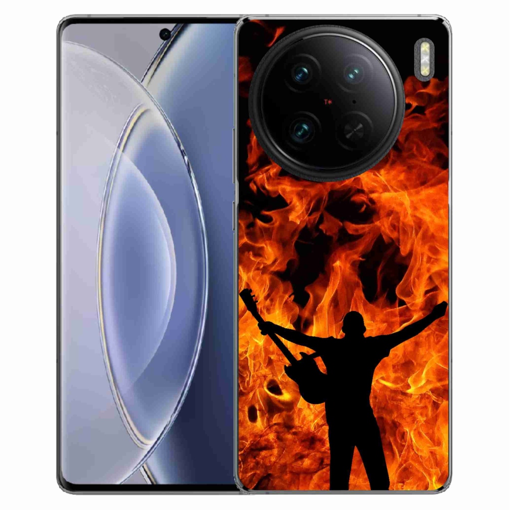 Gélburkolat mmCase a Vivo X90 Pro-n - zenész és tűz