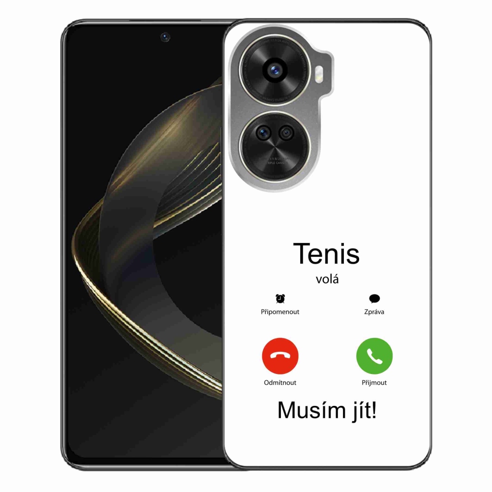 Gél borítás mmCase a Huawei Nova 12 SE-n - teniszhívások fehér háttérrel