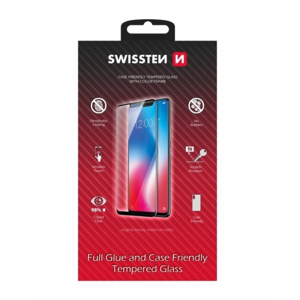 Swissten teljes képernyő edzett üveg a Samsung Galaxy A15 4G/5G készülékre