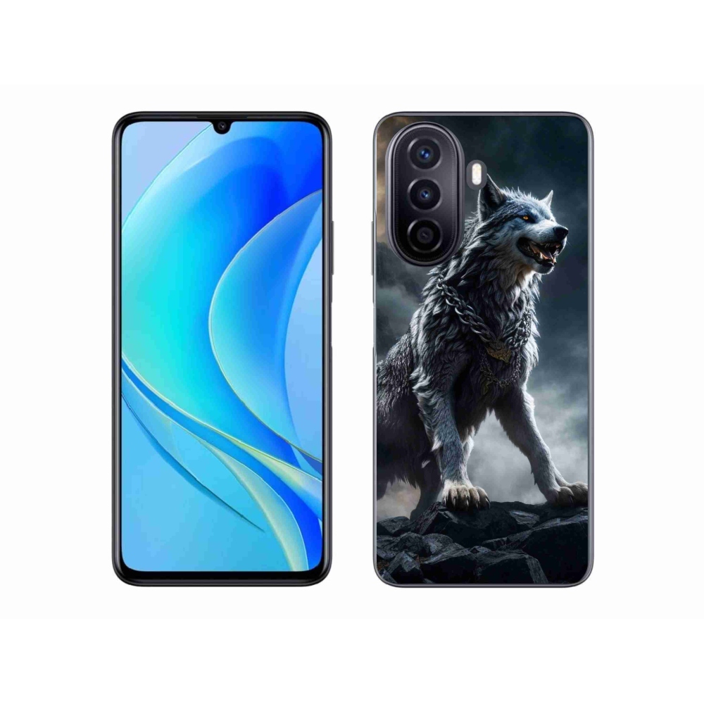 Gél borítás mmCase a Huawei Nova Y70 készülékhez - farkas 1