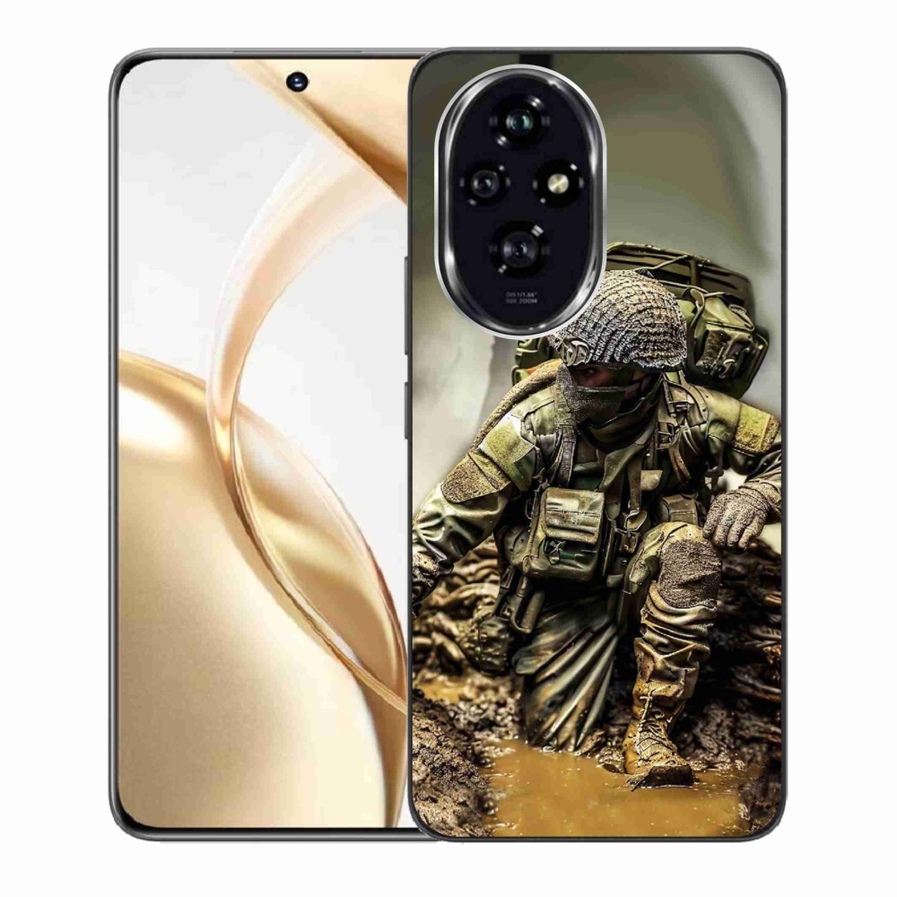 Zselés borítás mmCase a Honor 200 5G készülékhez - katona