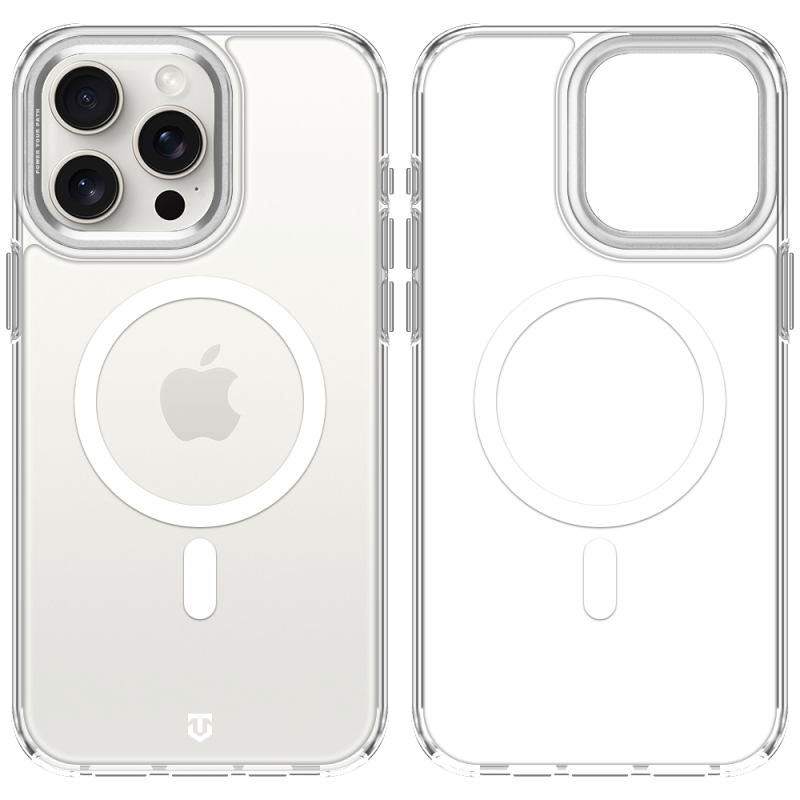 Tactical MagForce 2.0 tok az Apple iPhone 15 Pro Max-hoz, ezüst színben