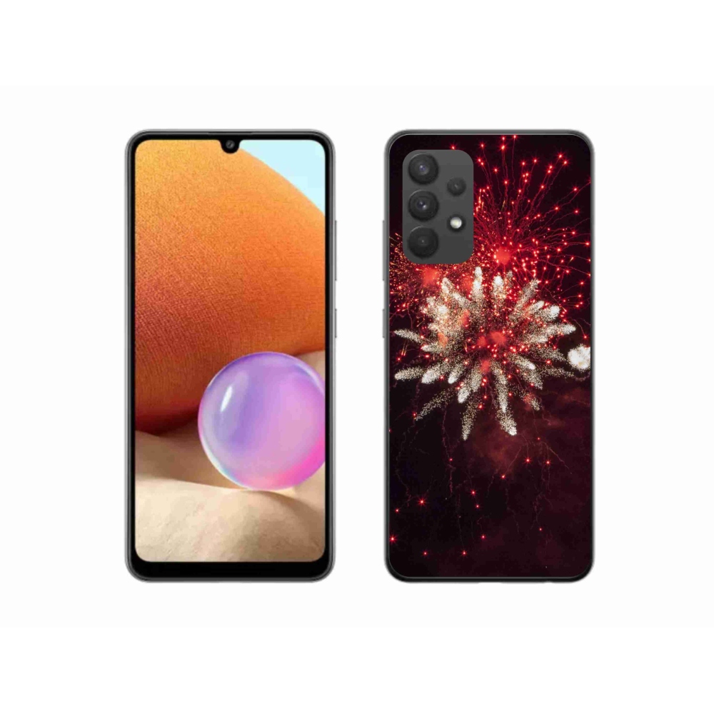 Gél borítás mmCase Samsung Galaxy A32 4G - tűzijátékhoz