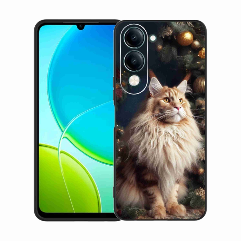 Gél borító mmCase a Vivo Y29s 5G-hez - macska a fánál