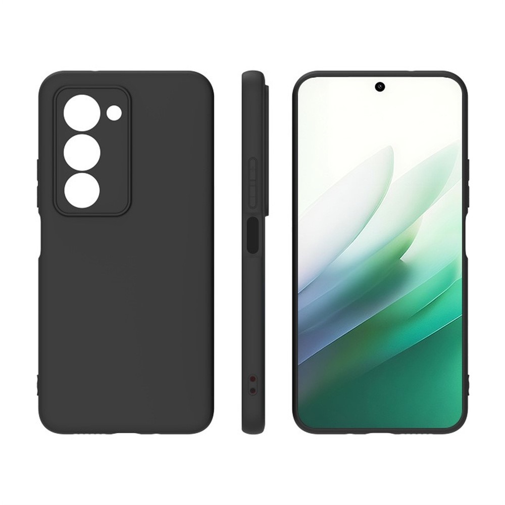 Matt zselés tok Xiaomi Redmi 15 5G (169mm) - fekete