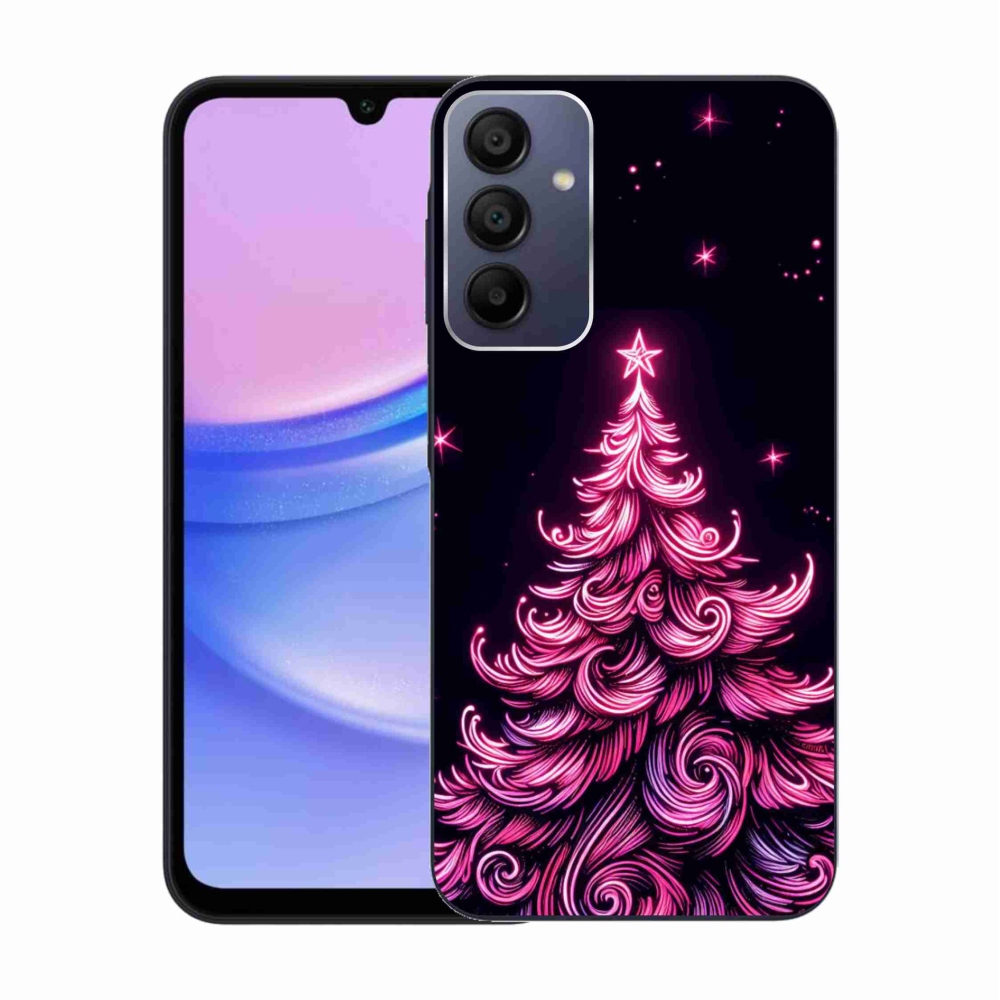 Gél borítás mmCase Samsung Galaxy A15 4G/5G - neon karácsonyfa 2
