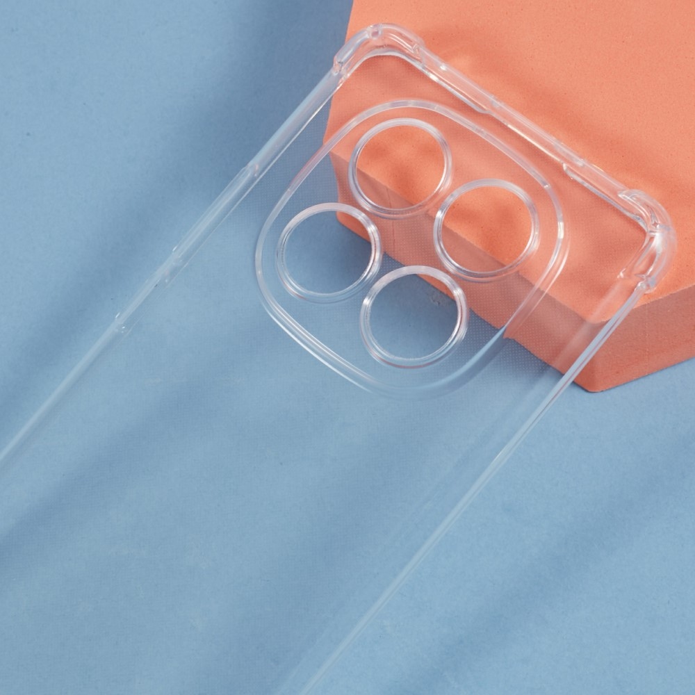 Átlátszó zselés tok zsinórral a Xiaomi Redmi Note 14 Pro 5G/Poco X7 5G számára