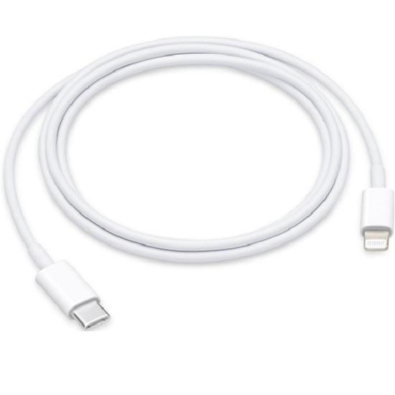 MX0K2ZM/A iPhone USB-C/Lightning adatkábel 1m fehér (Tömeges)