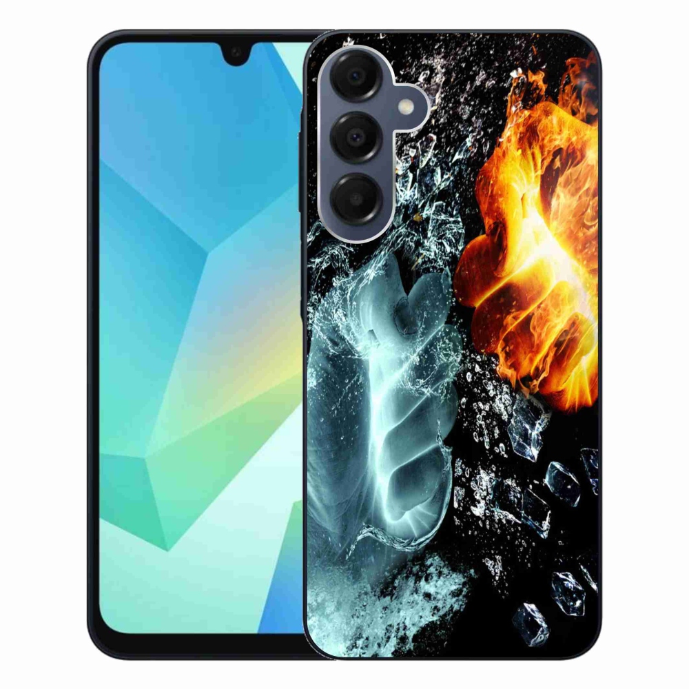 Zselés borítás mmCase Samsung Galaxy A16 4G/5G - víz és tűz