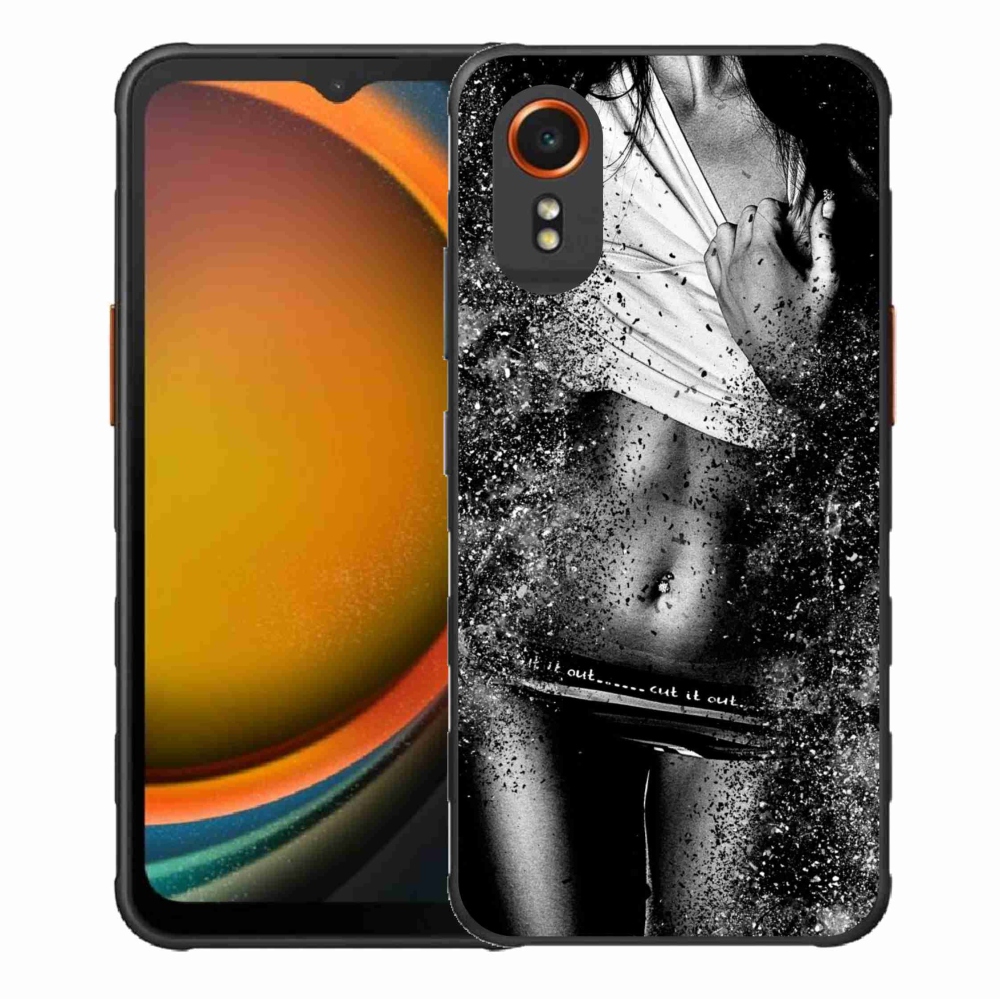 Gél borítás mmCase Samsung Galaxy Xcover 7 - szexi nő 1