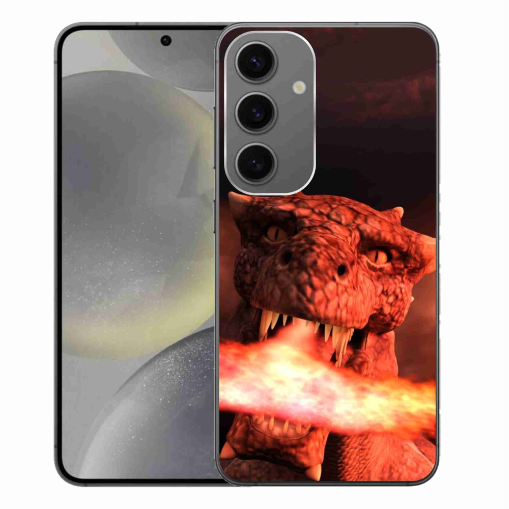 Zselés borítás mmCase Samsung Galaxy S24+ készülékhez - sárkány