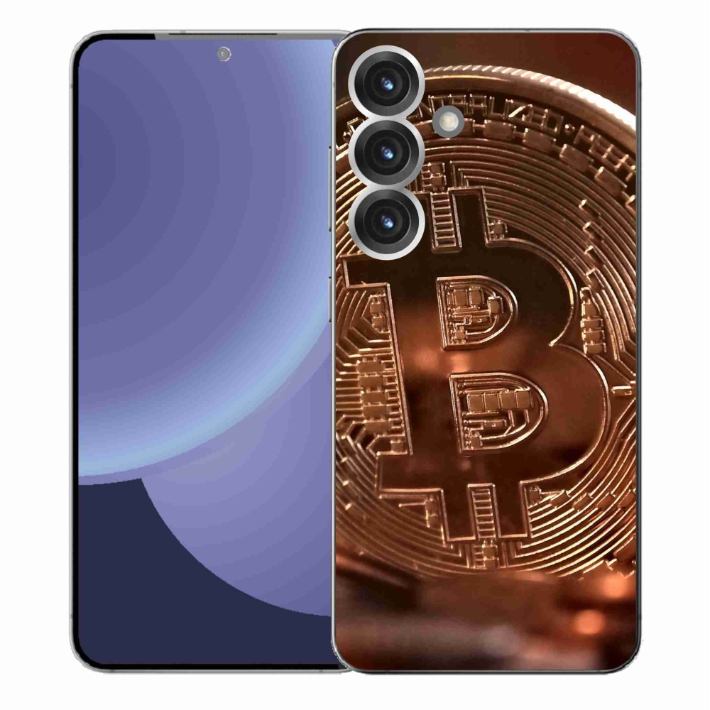 Gél borítás mmCase Samsung Galaxy S25+ - bitcoin