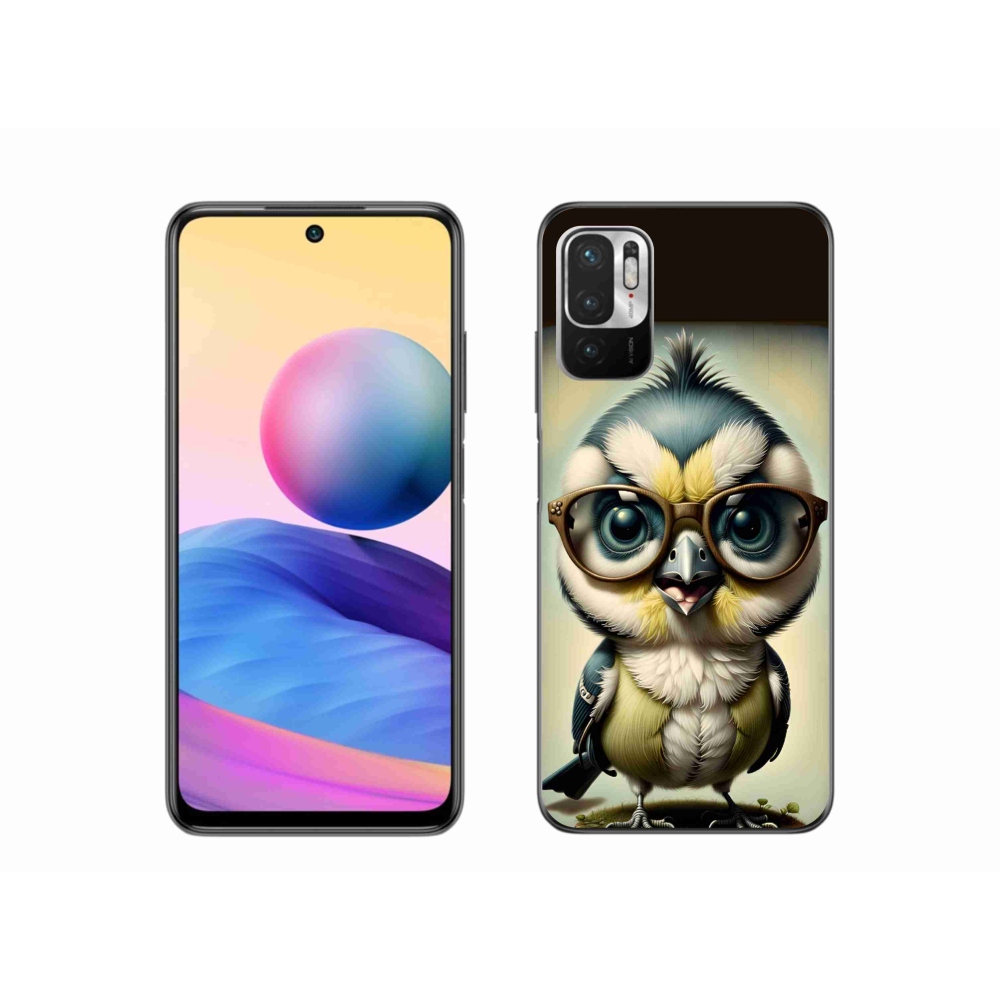 Gél borítás mmCase a Xiaomi Redmi Note 10 5G - kölyök szemüveggel