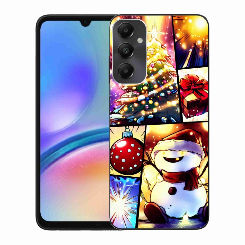 Gél borító mmCase Samsung Galaxy A05s készülékhez - karácsonyi motívumok 1