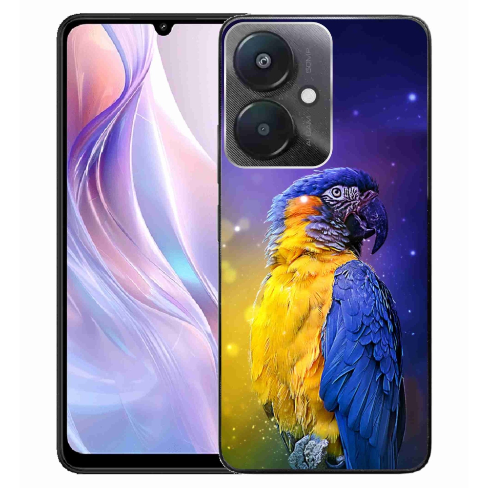 Gél tok mmCase a Xiaomi Redmi 13C 5G számára - parrot ara 1