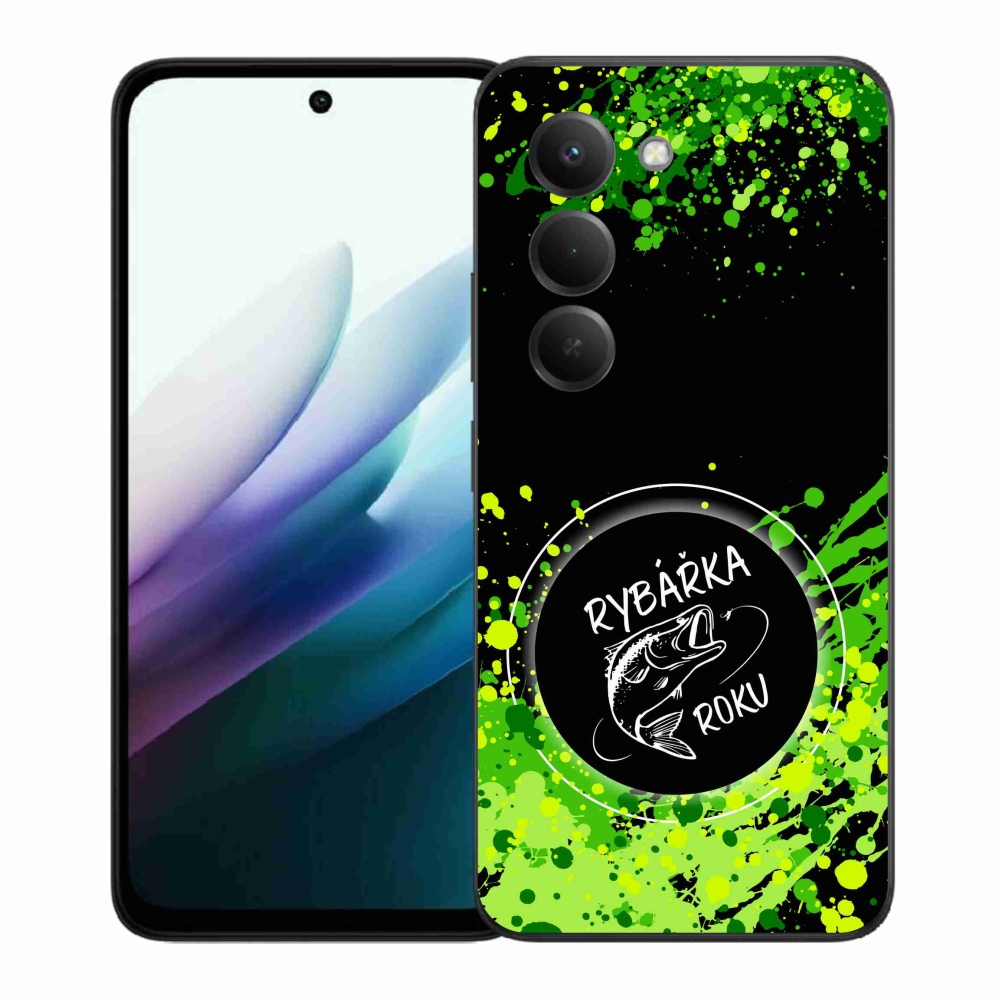 Gél borítás mmCase a Xiaomi Redmi 15 4G/5G (171mm) - az év halászának fekete háttere