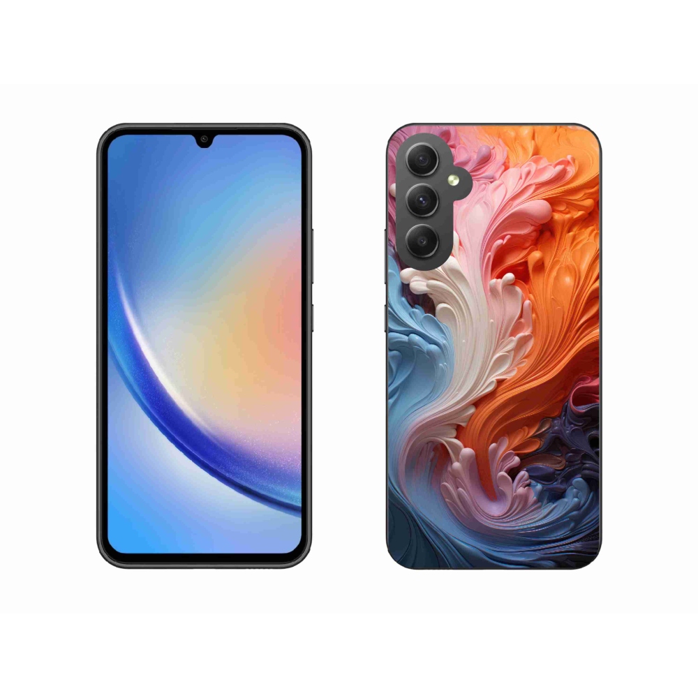 Gél borítás mmCase Samsung Galaxy A34 5G - absztrakt motívum 8