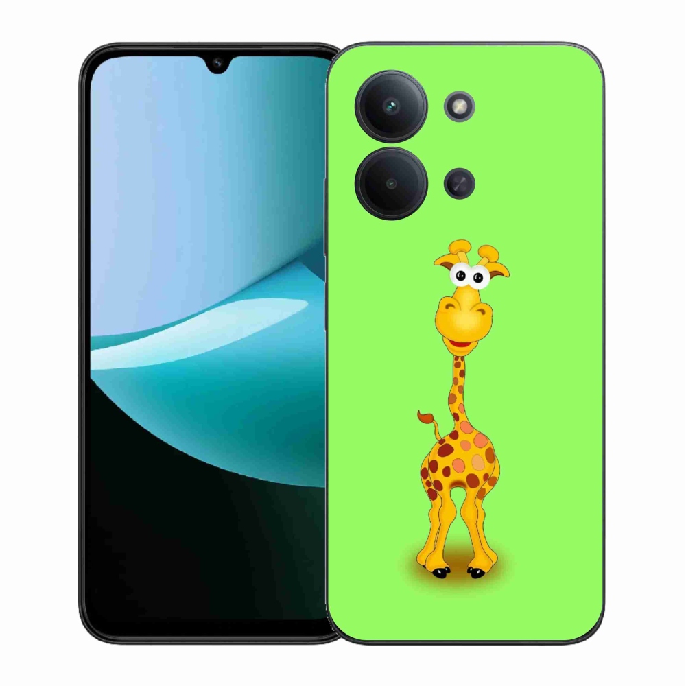 Gél borító mmCase a Xiaomi Redmi 15C 4G (171mm)/Poco C85 4G (171mm) - rajzfilm zsiráfhoz