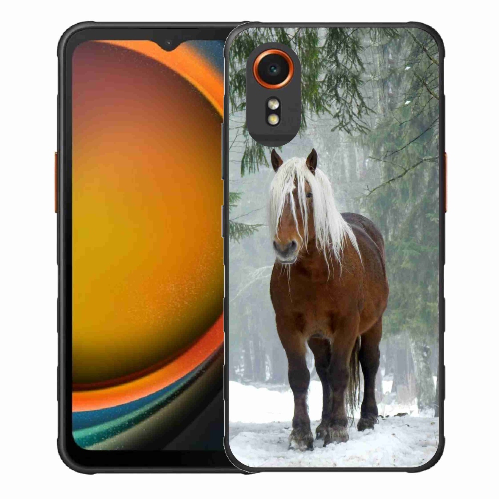 Gél tok mmCase a Samsung Galaxy Xcover 7 készülékhez - ló az erdőben