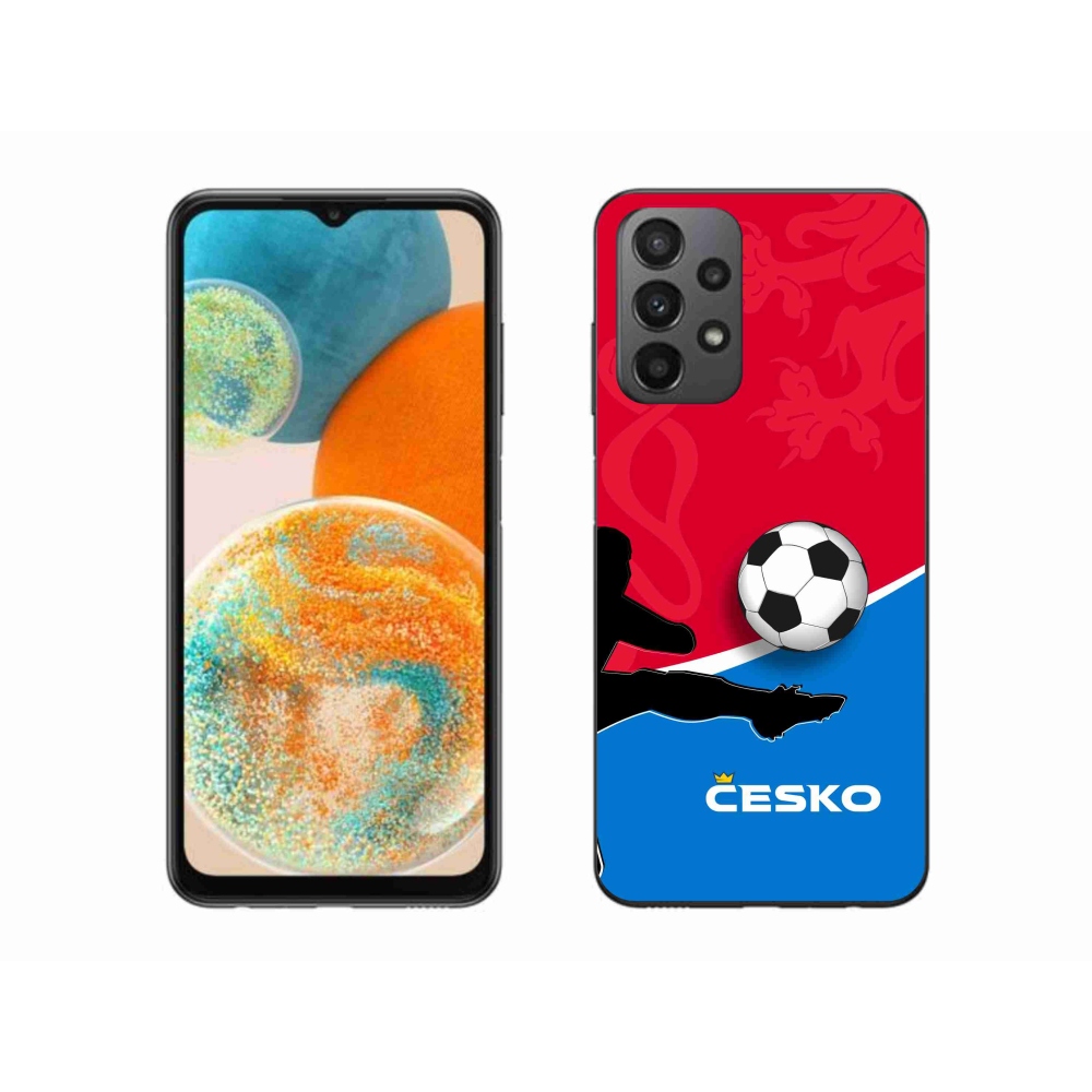 Gél borítás mmCase Samsung Galaxy A23 4G/5G - futball Csehország 2