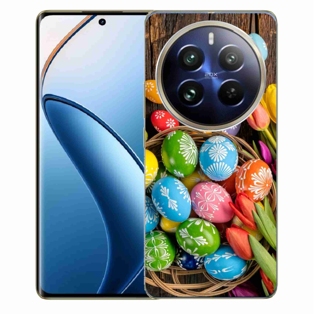Gél borítás mmCase a Realme 12 Pro 5G/12 Pro+ 5G számára - Húsvéti tojás