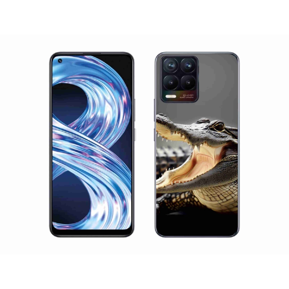 Gél borítás mmCase a Realme 8 4G-re - krokodil