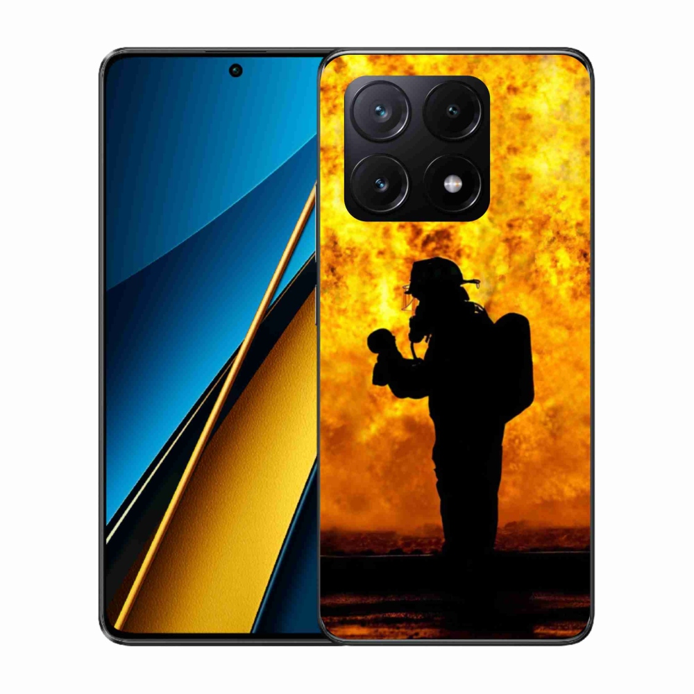 Gél borítás mmCase a Xiaomi Poco X6 Pro 5G számára - tűzoltó